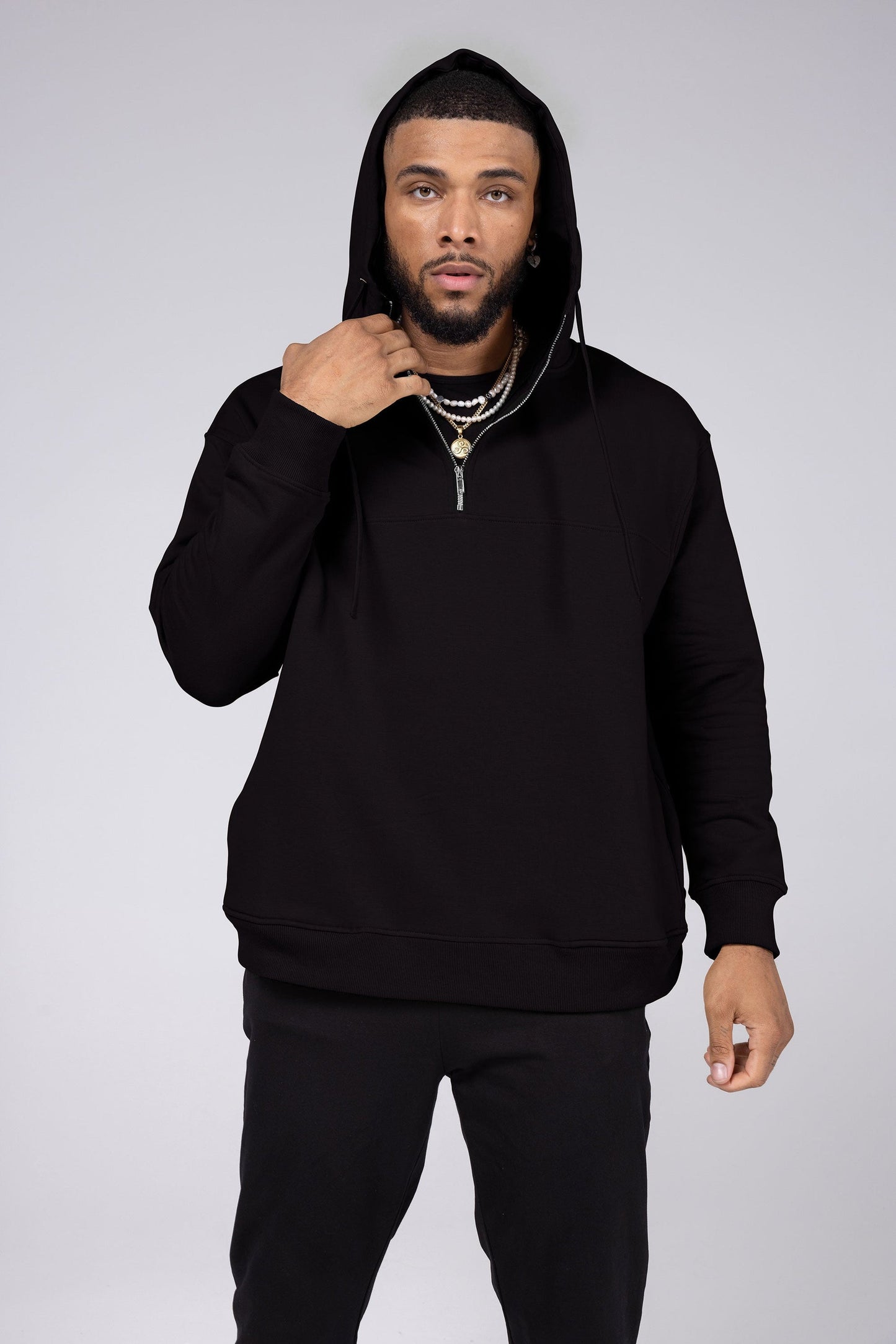 Allwear Organic Half-Zip Hoodie - Allwear