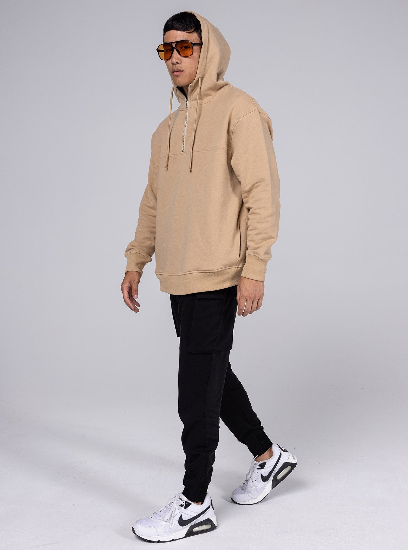 Allwear Organic Half-Zip Hoodie - Allwear