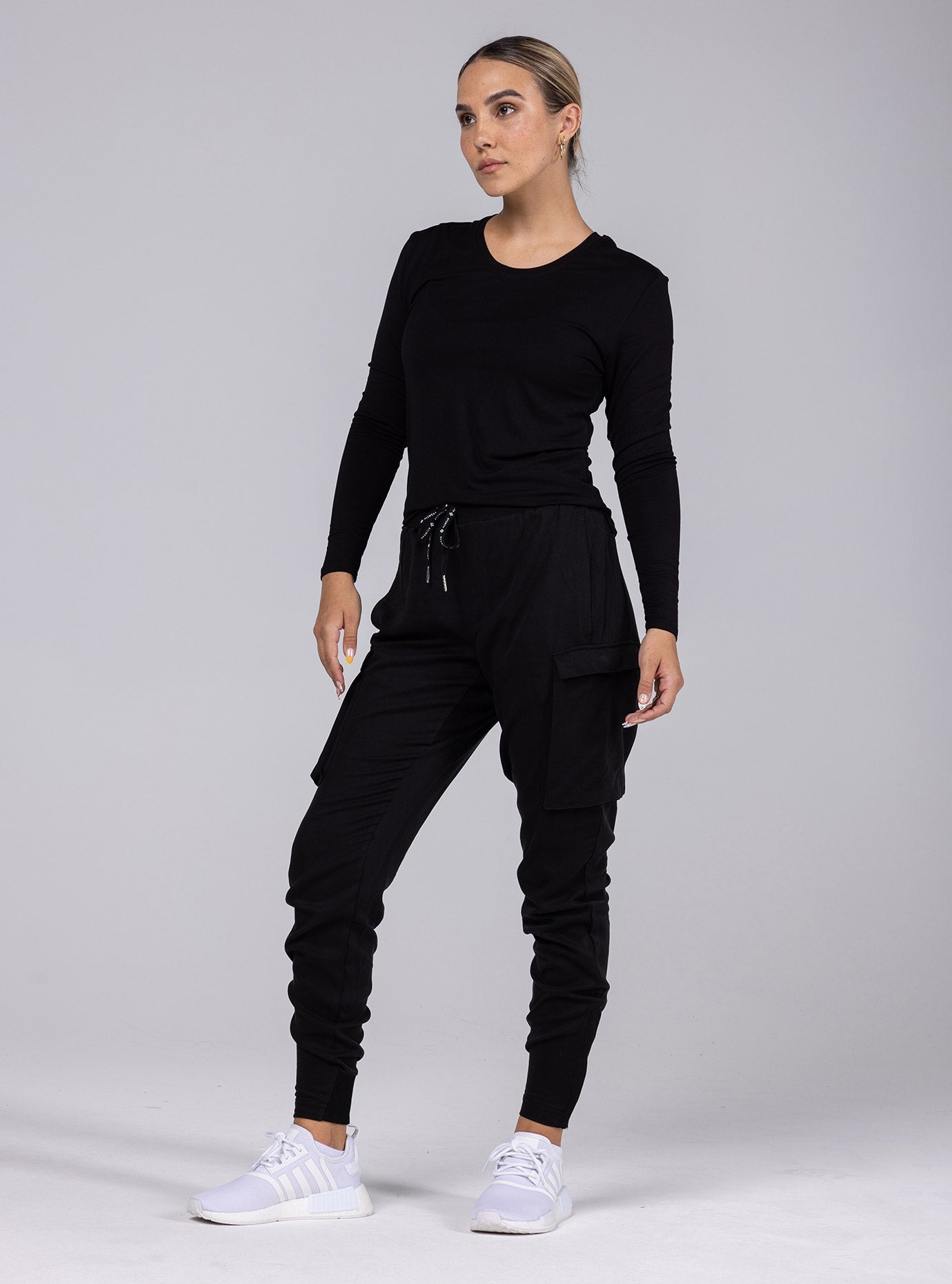 Allwear Tencel™ Scoop Neck Long Sleeve Tee - Allwear