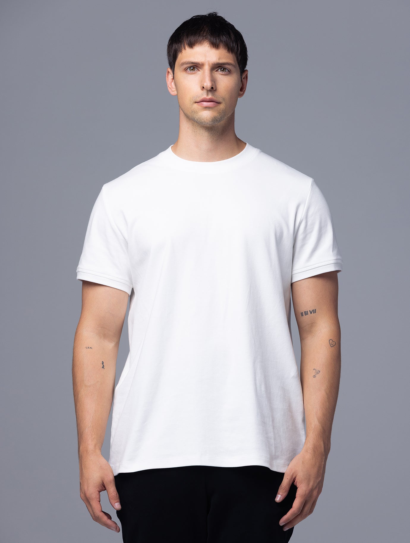 Allwear Organic Mock Neck Short Sleeve Tee