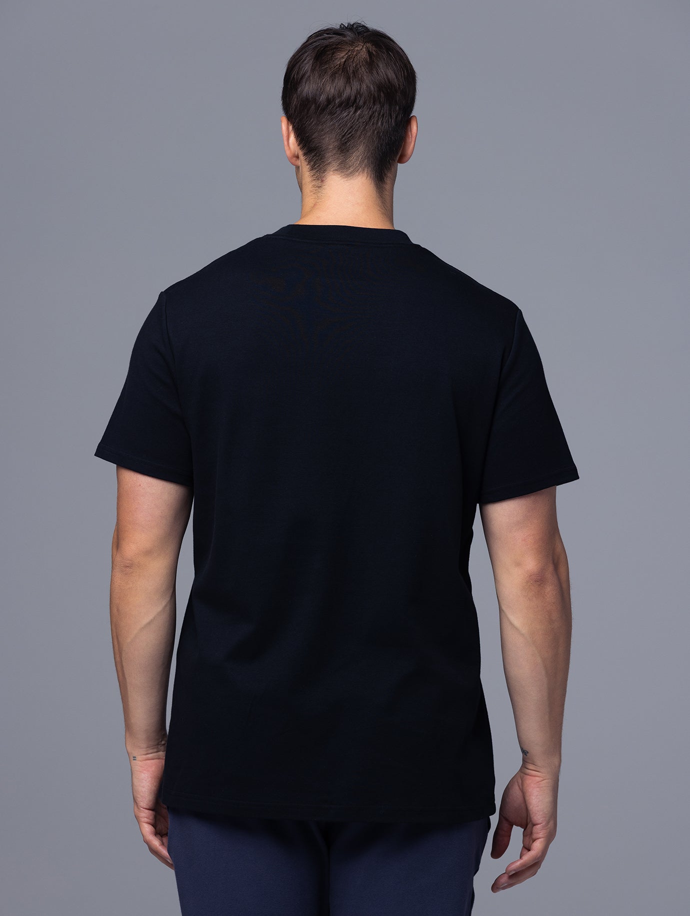 Allwear Organic Mock Neck Short Sleeve Tee