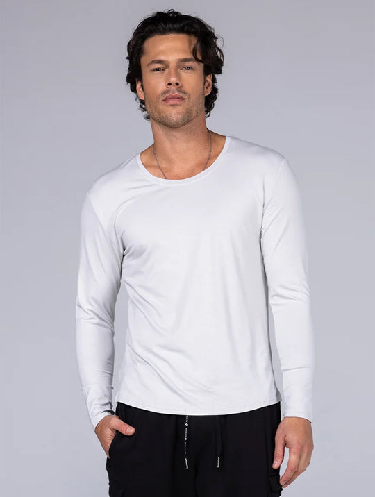 Allwear Tencel™ Scoop Neck Long Sleeve Tee